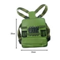 thumbnail image 7 of DOLITY Barber Chest Bag Hairdresser Saving Hair Stylist Tools Bag Green, 7 of 7