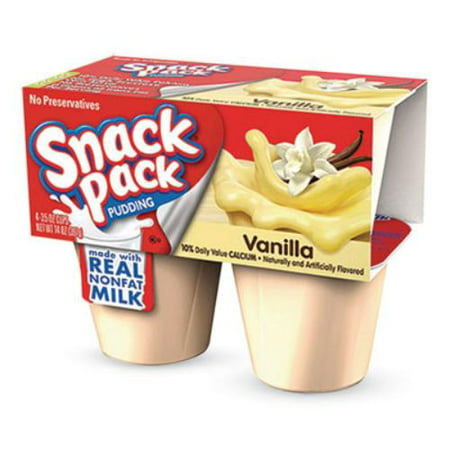 BBY JAN/20/2024 | Hunt s Snack Pack Vanilla Pudding 3.5 Oz. 2 Cups HUN55419