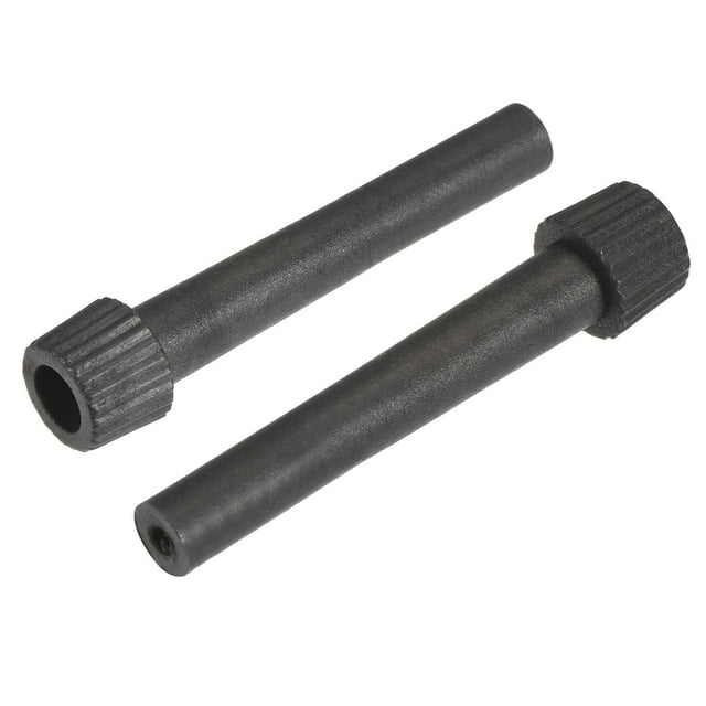 Uxcell 1.97" Perilla de Reemplazo de Interruptor de Luz On/Off de Plástico Negro 6 Pcs