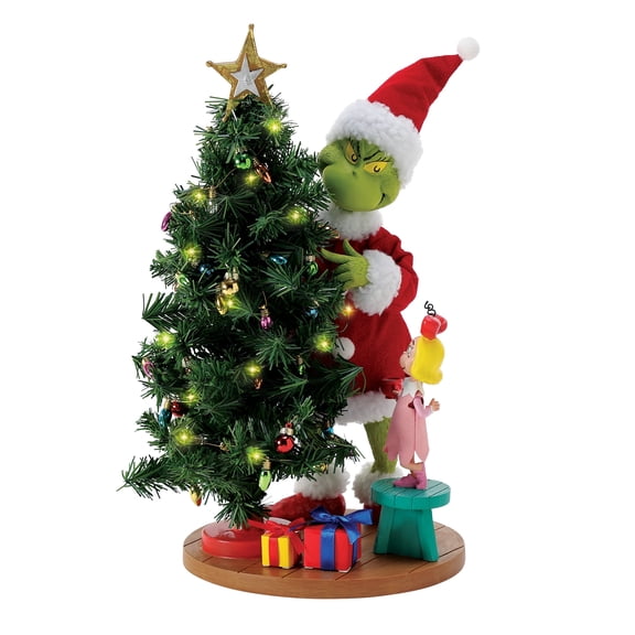 Department 56 Possible Dreams Santa Fixing the Light Christmas Figurine 14.5in H