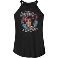 thumbnail image 1 of Whitney Houston Stars Black Women's Sleeveless Rocker Tank Top, 1 of 2