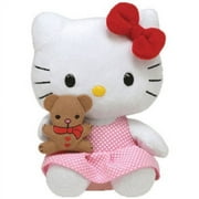 TY Beanie Baby - HELLO KITTY ( Holding Teddy Bear ) (5.5 inch)