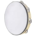 thumbnail image 1 of HLONKTambourine for Adults 10 Inch Hand Drum Metal Jingles Percussion Gift Musical Educational Instrument, 1 of 6