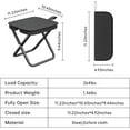 thumbnail image 2 of Folding Chair,Collapsible Stool,Weight 1.36lbs,Load 264lbs,Portable Stool for Camping,Fishing,Hiking,BBQ,Gift for Fisherman, 2 of 8