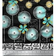 thumbnail image 3 of oneOone Cotton Poplin Black Fabric Artistic Flower Panel Quilting Supplies Print Sewing Fabric By The Yard 42 Inch Wide, 3 of 3