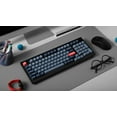 thumbnail image 4 of Keychron V5 Max Clavier mécanique sans fil RVB remplaçable à chaud interrupteur marron cadre en ABS avec interrupteur disposition 96% noir carbone V5M-D3, 4 of 8