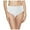 White, variant on Conairie Womens Bikini Bottoms Solid Tummy Control High Waisted Swimsuit Ruched Scrunch Bathing Suit Bottom M