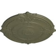 thumbnail image 3 of 39 1/2"OD x 2 1/2"P Attica Ceiling Medallion (Fits Canopies up to 3 3/4"), Hand-Painted Spartan Stone, 3 of 5