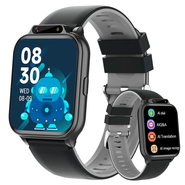 Smartwatch Monowul Niños 1.85" Monitor AI de Ritmo Cardíaco y Sueño