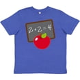 thumbnail image 3 of Inktastic Chalkboard And Apple School Youth T-Shirt, 3 of 5