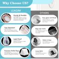 thumbnail image 4 of 300 Count 7-9 Gallon Trash Bags, 13 Micron Extra Thick 8 Medium Garbage Unscented White Wastebasket Can Liners for Bathroom Kitchen Home Office, 4 of 4