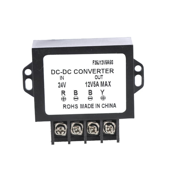 Efficient 24V to 12V 3A/5A Voltages Converter Power Adapter Module for Car Electronics Water Designing