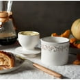 thumbnail image 6 of Butter Bell® Crock – Antique White Linen Ceramic Butter Holder with Lid, Keeper for Spreadable Butter, 6 of 12