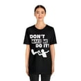 thumbnail image 2 of Funny Amputee T-Shirt “Don’t make me do it V1” Humor Crew Neck T-Shirt, 2 of 6