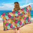 thumbnail image 6 of XYZCANDO Tropical Hibiscus Floral Print Car Seat Cover Towel Washable for Gym Workout, Comfortable Breathable Towel Car Seat Covers Non-Slip, 6 of 11