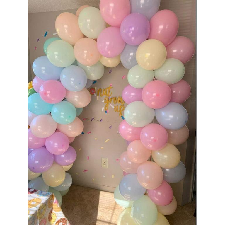 PartyWoo Balloons Assorted Colors, 50 Pcs 12 inch Rainbow Balloons, Latex Balloons for Balloon Garland Arch As Party Decorations, Birthday