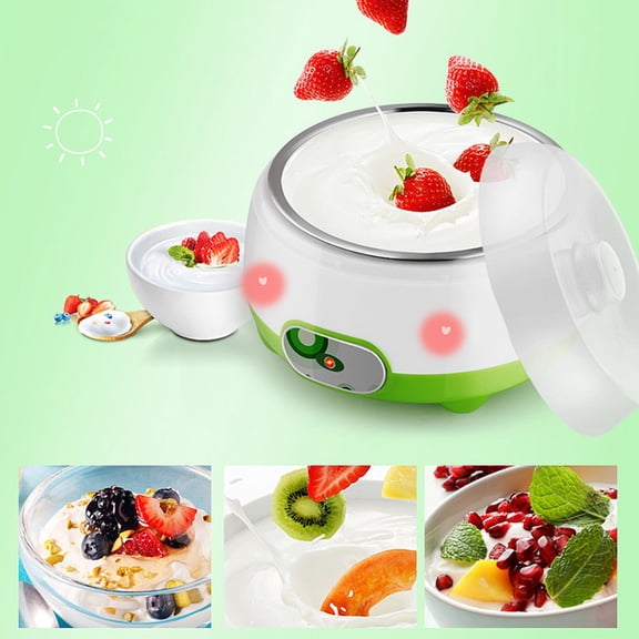 Peakora Home Yogurt Maker 1l/33.81oz Yogurt Maker Machine Household Appliances Automatic Fermented with Stainless DIY Breakfast Baby Kids Home Use