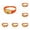 Orange 5PCS, variant on 5PC LED Glow Bracelets Sound Activated Flashing Light Up Bracelet for New Years Eve Glow in the Dark Party Supplies Christmas Party Favors Birthday Gift Carnival Concerts Night Events