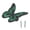 Green, variant on BOKYAN Zinc Alloy Art Butterfly Handle Modern Minimalist Drawer Cabinet Door Knob Furniture Hardware Wardrobe Door Pulls, Green (2.76 in / 7 cm)