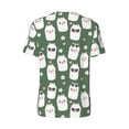 thumbnail image 2 of Daiia Alpaca Faces Mens Baseball Jersey Button Down Shirts Short Sleeve Sports Uniforms-4X-Large, 2 of 9