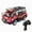 Pearl Red-4WD, variant on 1/24 Scale Delica Model RC Car for Adults, 2.4Ghz 2WD Off-Road Truck with LED Headlights & Manual Gearbox, Station Wagon Toy for Hobbyist