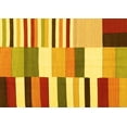 thumbnail image 1 of Ahgly Company Machine Washable Indoor Rectangle Southwestern Yellow Country Area Rugs, 3' x 5', 1 of 4