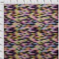 thumbnail image 3 of oneOone Cotton Jersey Black Fabric Chevron Ikat Fabric For Sewing Printed Craft Fabric By The Yard 58 Inch Wide, 3 of 4