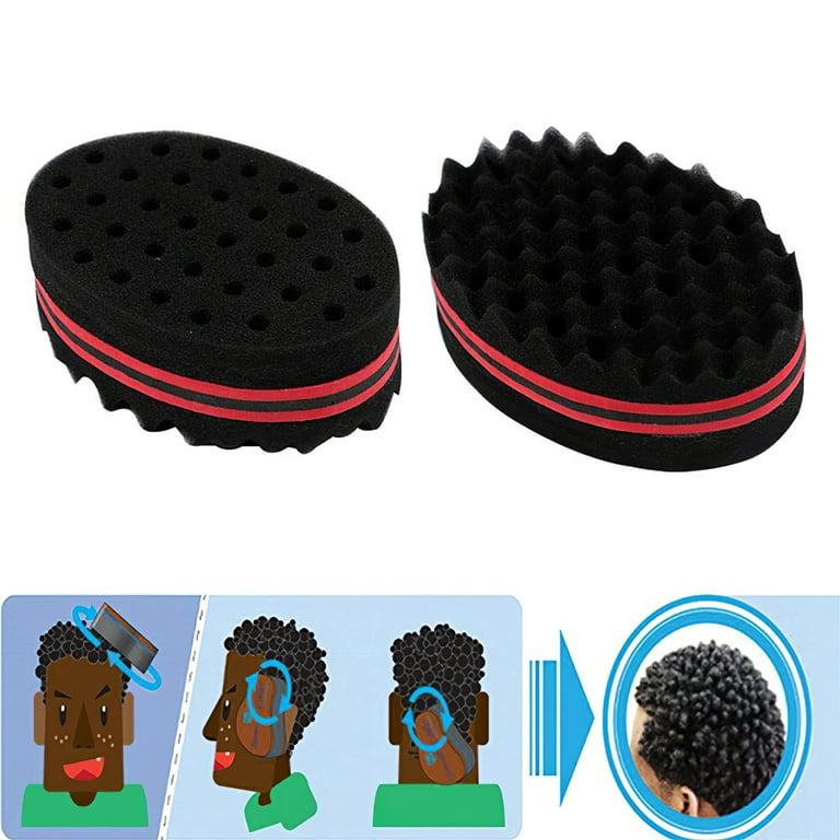 Magic Twist Hair Sponges Curling Sponge Brush For Curls - Temu