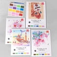 thumbnail image 5 of Watercolor Coloring Book Set, Portable Travel Painting Kit with Built-In Paint Palette and Brushes for Stress Relief and DIY Art A#083 A, 5 of 7