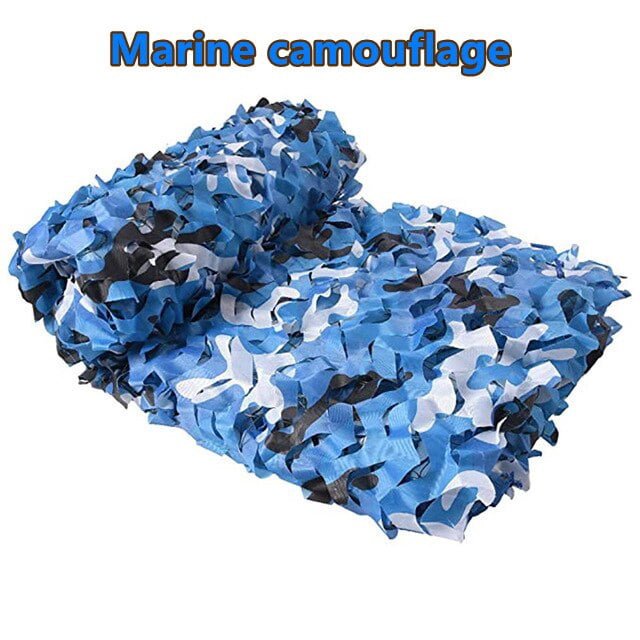 Red de camuflaje militar para jardín, Red de caza, color blanco, azul, verde, negro, Selva, 1,5 m x 3m, 1,5 m x 10m, 2x2m, m3m10m
