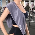 thumbnail image 2 of Serviette de Sport Douce Portable Séchage Rapide Forte Absorption d'Eau Toucher Délicat Absorbant la Sueur Réutilisable Intérieur Extérieur Gym Entraînement Physique Serviette Rafraîchissante Usage Quotidien, 2 of 10