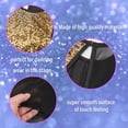 thumbnail image 5 of TSSOE Kids Girls Lyrical Modern Ballet Dance Dress Sleeveless Shiny Sequins Irregular Hem Gymnastics Skirt Leotard Black 14, 5 of 7