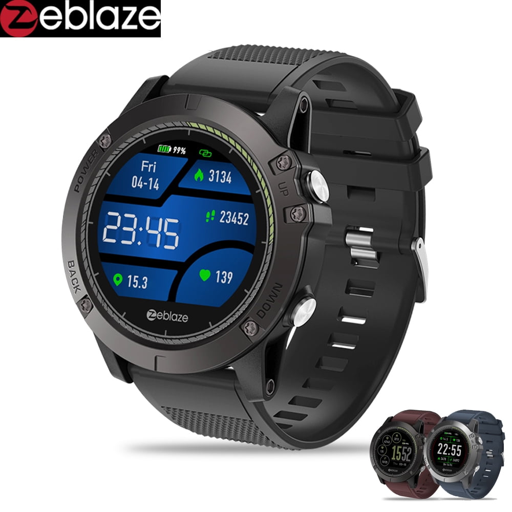 Zeblaze - Zeblaze Waterproof Smart Watch VIBE 3 HR Rugged Inside Out HR Monitor 3D UI All-day