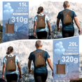 thumbnail image 4 of Mochila de senderismo BECOJADDE 20L, plegable, ultraligera para hombre y mujer, 4 of 7