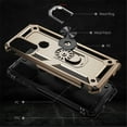 thumbnail image 5 of YEYKX for Motorola Moto G Play 2023 6.5-inch Phone Case, Impact Resistant Metal Ring Magnetic Support Kickstand Drop Protector Cover for Motorola Moto G Play 2023 6.5-inch,Gold,For Moto G Play 2023, 5 of 7