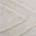 thumbnail image 7 of Laddha Home Designs Geometric Diamond Rectangular Throw Blanket - 90" x 96" - Cream, 7 of 7