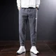 thumbnail image 2 of Pantalones vaqueros para hombre con bolsillos, pantalones elásticos elásticos, pantalones vaqueros para hombre, harén Y2k, pierna ancha, estilo Kpop, original, regular, tallas X, 2 of 5