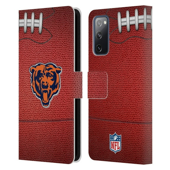 Head Case Designs NFL Chicago Bears Graphics Football Leather Book Wallet Case Cover For Samsung Galaxy S20 FE / 5G