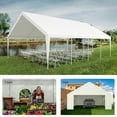 thumbnail image 6 of 20x26 Carport Party Tent Heavy Duty Carport with Removable Sidewalls Outdoor Storage Shelter Portable Garage, 6 of 7