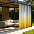 thumbnail image 6 of Waterproof Outdoor Curtains Thickened Privacy Drapes With Metal Rings, Windproof Weather Resistant Patio Porch Pergola Curtains for Outdoor Space Balcony Garden Shade Privacy, 6 of 6