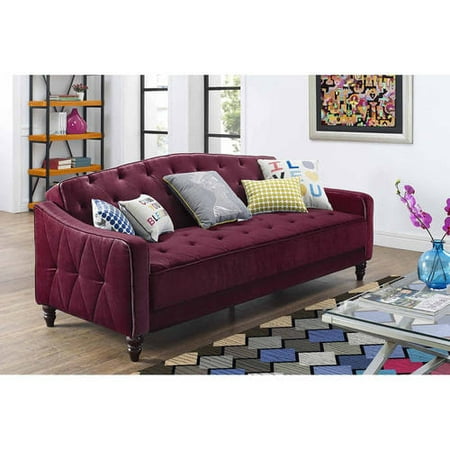 Novogratz Vintage Tufted Sofa Sleeper Ii