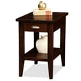 thumbnail image 1 of Leick Furniture Laurent Wood End Table in Chocolate Cherry, 1 of 8