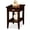 Cherry, variant on Bowery Hill Solid Wood Chairside Table with Drawer and Display Shelf in White
