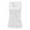 White, variant on OSOLU Solid Color Women Sleeveless Scoop Neck Ribbed Knit Fitted Tank Tops Basic Tight Shirts Classic Dailywear