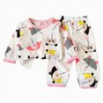thumbnail image 3 of NOLDARES Boys Cotton Pajamas Long Sleeve Toddler Boys Pjs Kids Fall Winter Sleepwear Sets 6-12 Months 12-24 Months 2t 3t 4t 5t 6t 7t 8t 9t Children,Light Pink,4-5 Y, 3 of 7