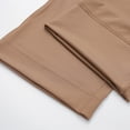 thumbnail image 6 of GEWSEY Scrubs for Women, Mid Rise Straight Leg Cargo Pants with Knit Yoga Waistband, Anti- Womens Scrubs Pants (Khaki, XL), 6 of 9
