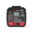 thumbnail image 1 of SOCKER TESTER Backlight LED Pantalla digital Línea cero Línea de cheque Detector Medidor de circuito Vestidor Voltímetro para el laboratorio escolar HT106B PLUG Inevent TO005751-01B, 1 of 7