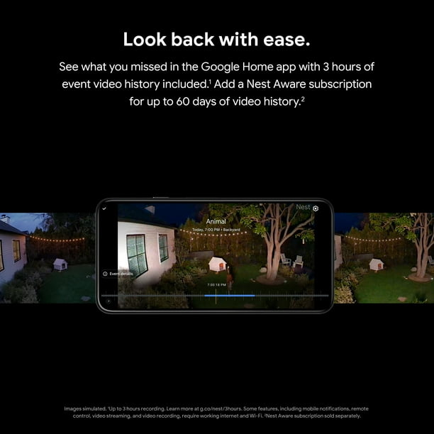 Nest Cam Video History Without Subscription Google Nest Cam With