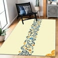 thumbnail image 6 of 5'x7' boho carpet carpet washable geometric area rug mid century modern area rug octagon area rug, 6 of 10