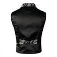 thumbnail image 6 of Gotinc Mens Victorian Suit Vest Steampunk Gothic Waistcoat, Men's Casual Vest Halloween Stage Performance Costume, 6 of 7